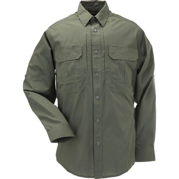 5.11 Tactical Green Casual Button Down Shirt Durable Design - Picture 1 of 9